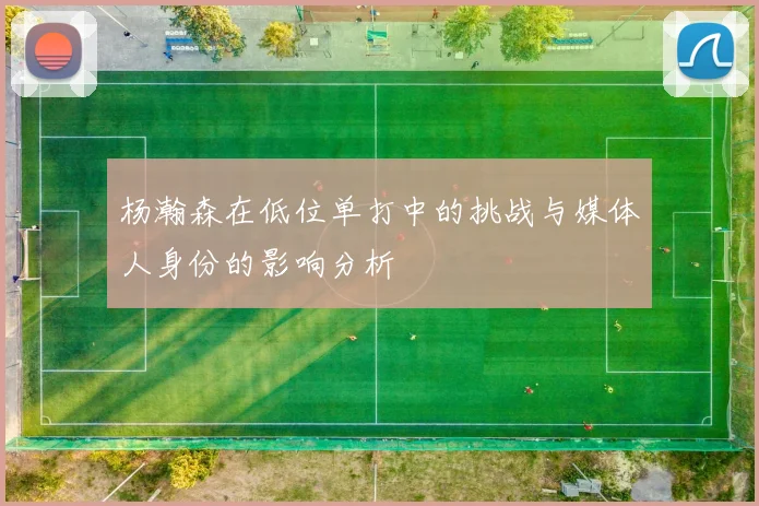 杨瀚森在低位单打中的挑战与媒体人身份的影响分析